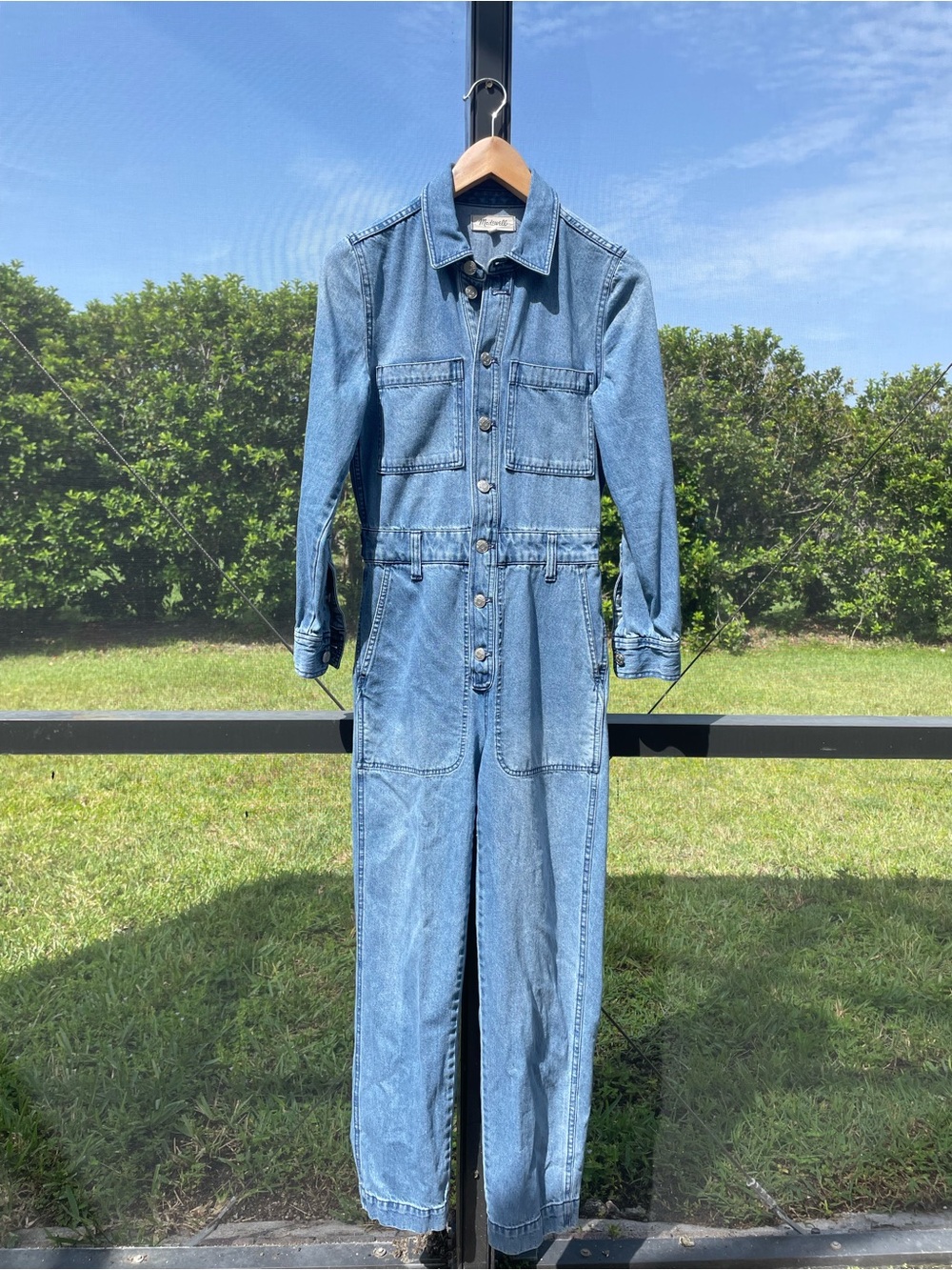 Madewell denim coveralls